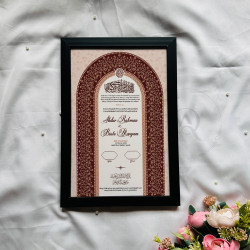 Rose Arch Nikahnama – Islamic Marriage Certificate