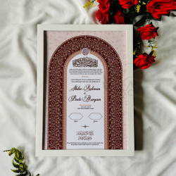 Rose Arch Nikahnama – Islamic Marriage Certificate