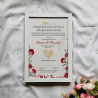 Ibtida-e-Ishq Nikahnama – Floral Islamic Marriage Certificate with Heart Calligraphy