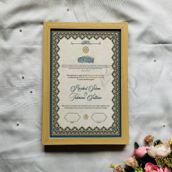 Regal Gold Nikahnama – Islamic Marriage Certificate