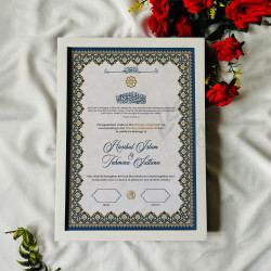 Regal Gold Nikahnama – Islamic Marriage Certificate