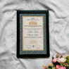 Royal Blue Nikahnama – Islamic Marriage Certificate