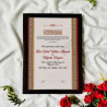 Traditional Nikahnama – Elegant Islamic Marriage Certificate with Classic Border