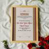 Traditional Nikahnama – Elegant Islamic Marriage Certificate with Classic Border