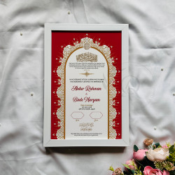 Regal Red Nikahnama – Islamic Marriage Certificate