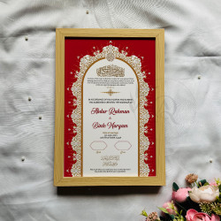 Regal Red Nikahnama – Islamic Marriage Certificate