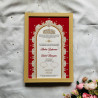 Regal Red Nikahnama – Islamic Marriage Certificate