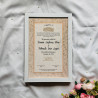 Serene Leaf Nikahnama – Minimal Islamic Marriage Certificate in Beige