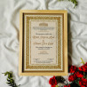 Golden Crest Nikahnama | Premium Islamic Marriage Certificate – Elegant Gold Design