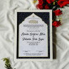Noir Dome Nikahnama | Black & Gold Islamic Marriage Certificate – Dome Inspired Design