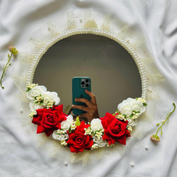 Red Elegance Wedding Mirror