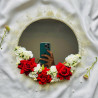 Red Elegance Wedding Mirror