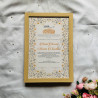 Noor-e-Safa Nikahnama | Premium Gold-Silver Floral Marriage Certificate
