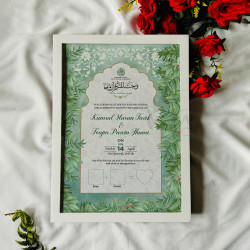 Verdant Blessings Nikahnama – Botanical Islamic Marriage Certificate