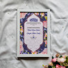 Lavender Bloom Nikahnama – Floral Islamic Marriage Certificate in Pastel