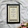 Ivory Crest Nikahnama – Traditional Persian Border Marriage Certificate