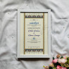 Ivory Crest Nikahnama – Traditional Persian Border Marriage Certificate