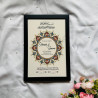 Heeray-e-Imaan Nikahnama – Islamic Marriage Certificate with Mughal Medallion Art
