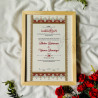 Ivory Harmony Nikahnama – Classic Red Ornamental Marriage Certificate