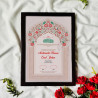 Blush Arch Nikahnama – Mughal Floral Marriage Certificate