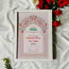 Blush Arch Nikahnama – Mughal Floral Marriage Certificate