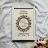 Heeray-e-Imaan Nikahnama – Islamic Marriage Certificate with Mughal Medallion Art