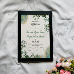 Sage Bloom Nikahnama – Elegant Green Floral Marriage Certificate