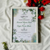 Sage Bloom Nikahnama – Elegant Green Floral Marriage Certificate