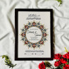 Heeray-e-Imaan Nikahnama – Islamic Marriage Certificate with Mughal Medallion Art