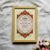 Crimson Crown Nikahnama – Islamic Floral Marriage Certificate