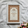 Mocha Blossom Nikahnama – Elegant Islamic Marriage Certificate