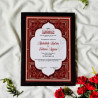 Crimson Heritage Nikahnama – Tribal Islamic Marriage Certificate