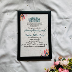 Mehr-e-Subah Nikahnama – Pastel Floral Islamic Marriage Certificate