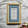 Navy Crest Nikahnama – Elegant Islamic Marriage Certificate