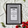 Majestic Noir Nikahnama – Black and White Islamic Marriage Certificate