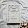 Amber Mosaic Nikahnama – Islamic Marriage Certificate with Moroccan Tile Design