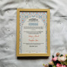 Amber Mosaic Nikahnama – Islamic Marriage Certificate with Moroccan Tile Design