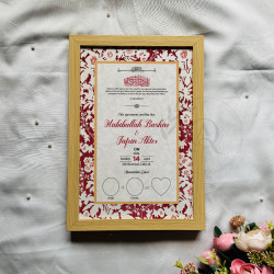 Crimson Weave Nikahnama – Traditional Marriage Certificate