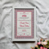 Rosewood Red Nikahnama – Elegant Islamic Marriage Certificate.