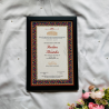 Mughal-Inspired Nikahnama Islamic Wedding Certificate Frame