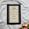 Classic Side-Border Nikahnama – Islamic Marriage Certificate