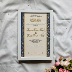 Classic Side-Border Nikahnama – Islamic Marriage Certificate