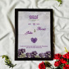 Jannah Love Nikahnama – Islamic Fingerprint Heart Art with Floral Frame