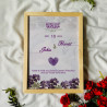 Jannah Love Nikahnama – Islamic Fingerprint Heart Art with Floral Frame