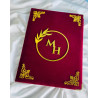 Maroon Velvet Nikahnama Folder – Luxury Marriage Certificate Holder
