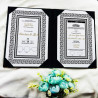 Luxury Black Velvet Kabin Nama File with Seal Pad | Custom Nikkah Certificate Folder by Aiyaan