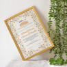 Personalized Islamic Nikah Certificate | Framed Muslim Wedding Certificate Gift