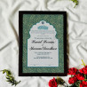 Botanical Islamic Nikahnama Design – Minimal & Elegant
