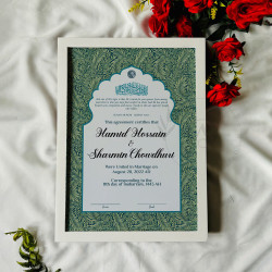 Botanical Islamic Nikahnama Design – Minimal & Elegant