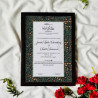 Baagh-e-Wafa Nikahnama – Islamic Marriage Certificate with Midnight Floral Design